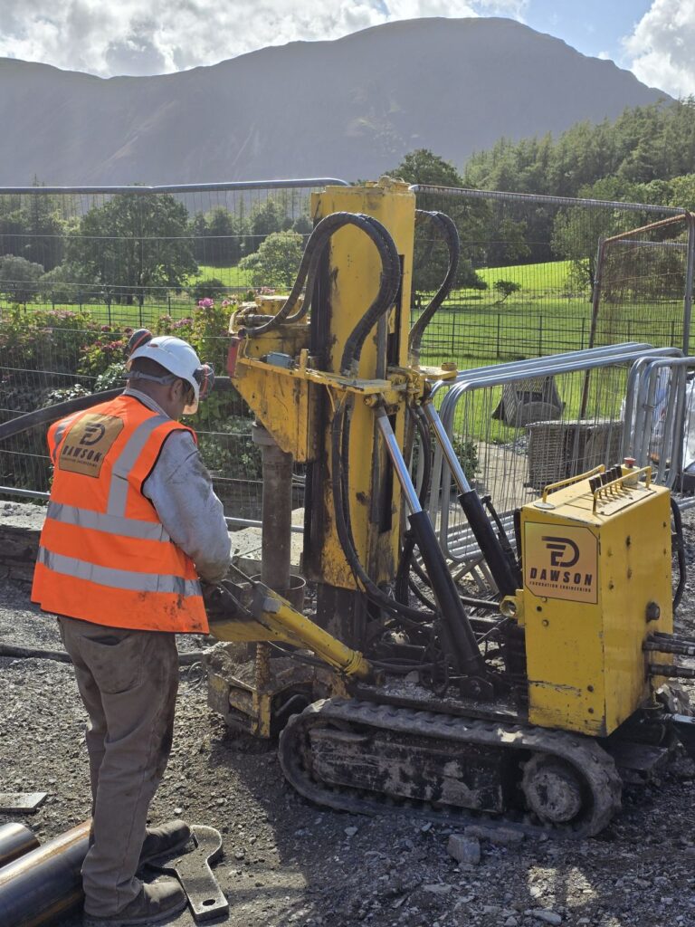 ODEX Piling Works in Cockermouth Under Challenging Ground Conditions