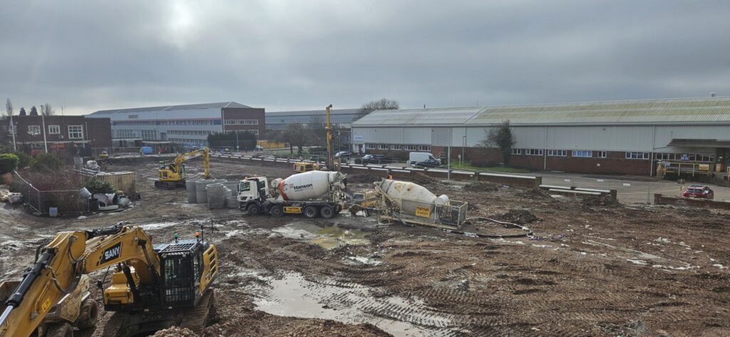 CFA Bored Piling Works in Wigan
