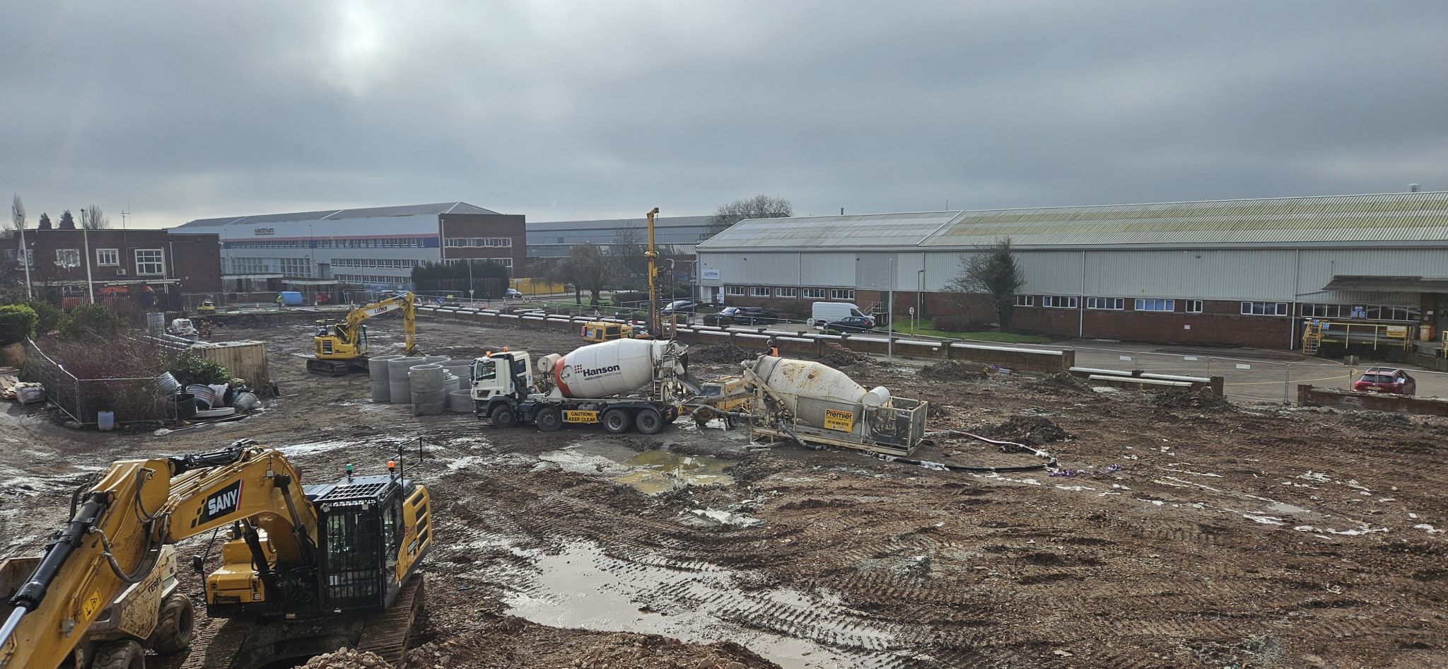 CFA Bored Piling Works in Wigan