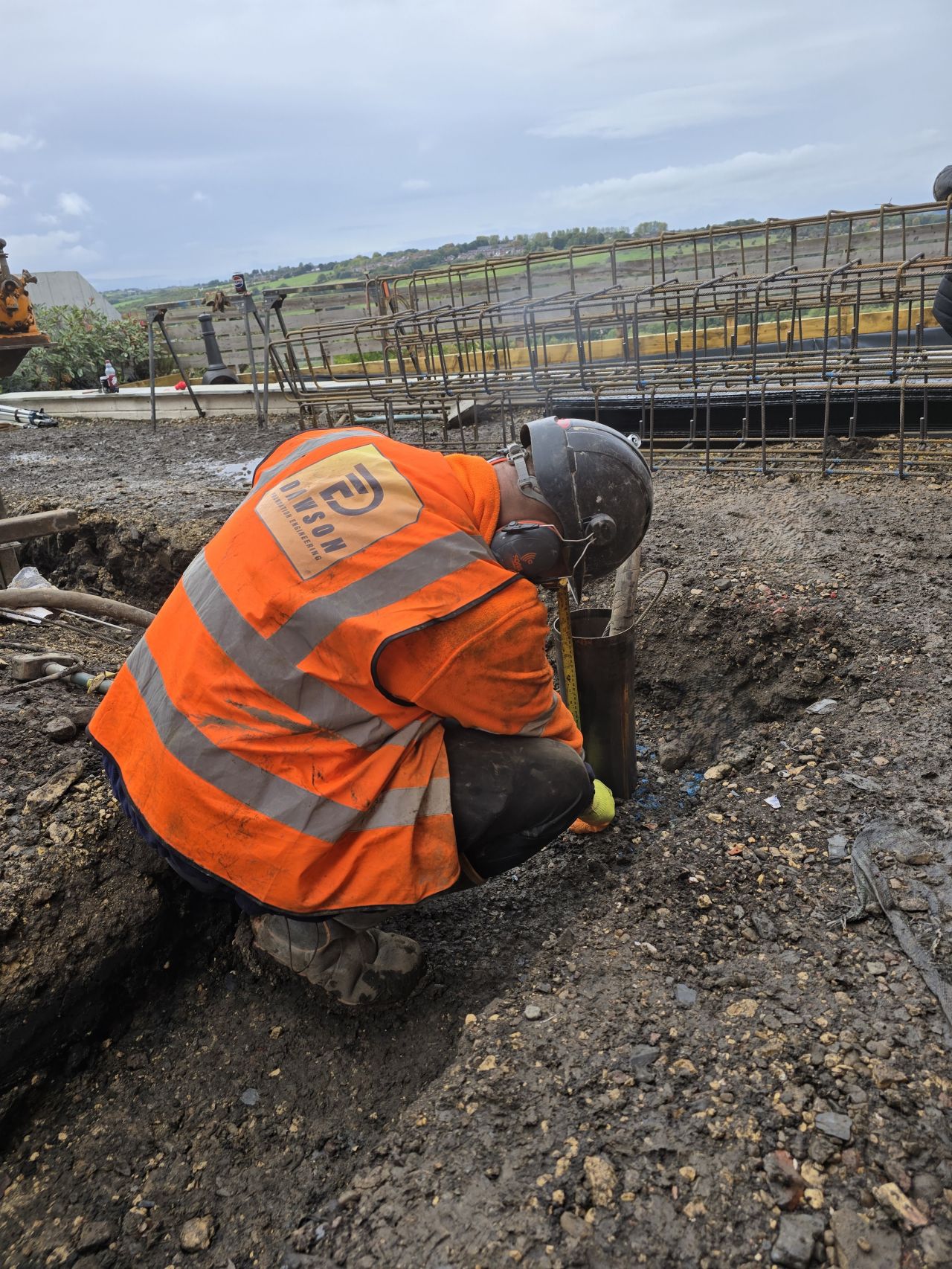 Piling ground prep