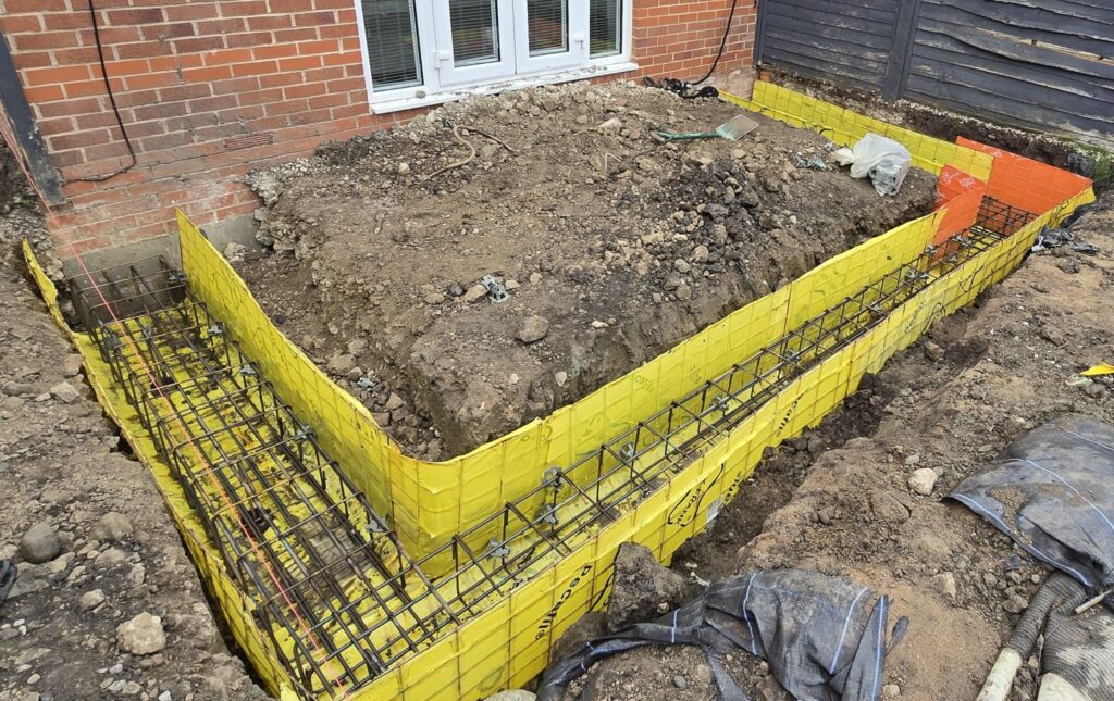 Rapid Bottom Driven Piling & Ground Beams for Residential Project